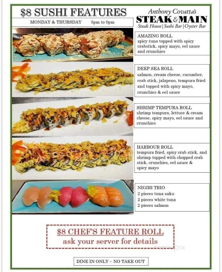 Steak & Main - North East, MD menu_pic