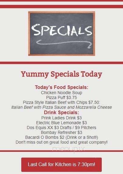 Aurora Turner Club - Aurora, IL menu_pic