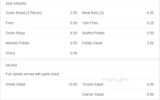 Daddy-O's Pizza & Ribs - Prince George, BC menu_pic