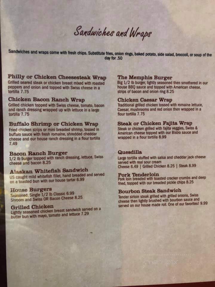 Maverick's Steakhouse - Litchfield, IL menu_pic