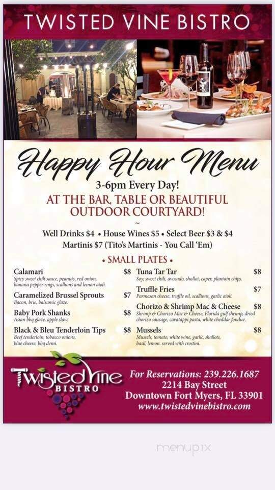 The Barrel Room - Fort Myers, FL menu_pic
