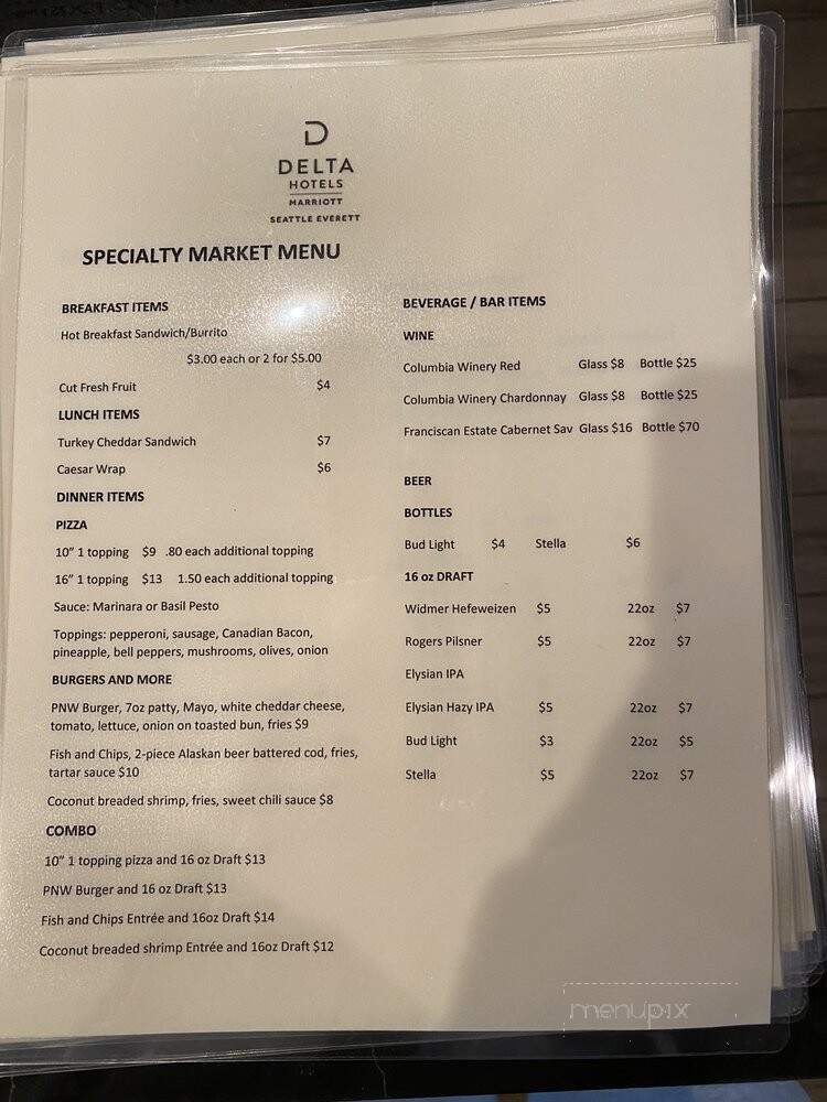 Venture Kitchen & Bar - Everett, WA menu_pic