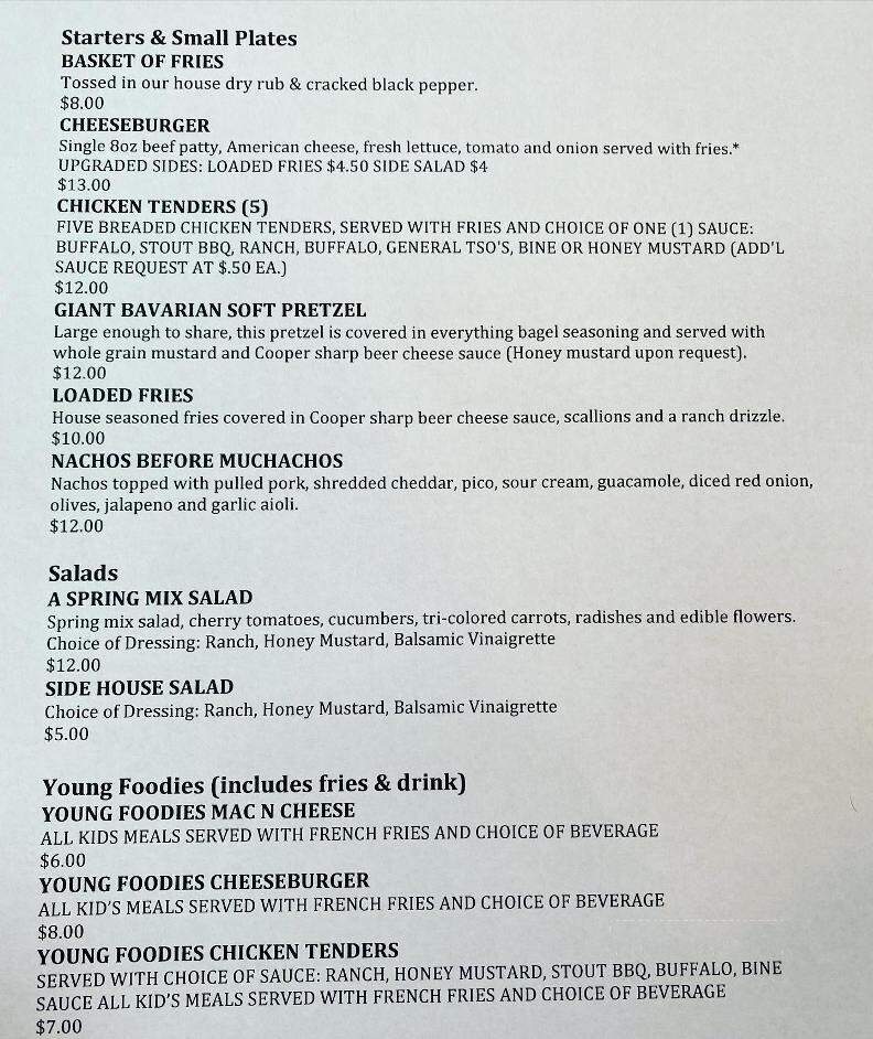 Twisted Bine Beer - Mount Joy, PA menu_pic