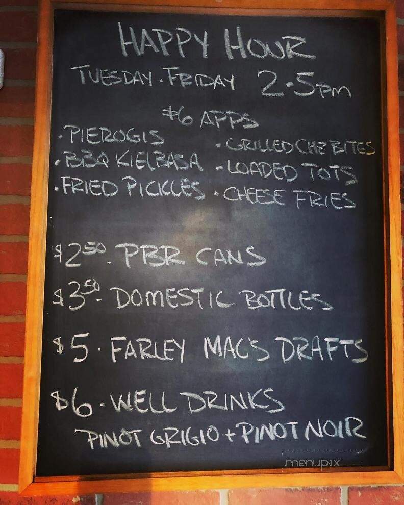Farley Mac's - Simsbury, CT menu_pic