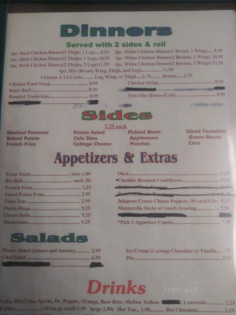 Dudley's - Jefferson City, MO menu_pic