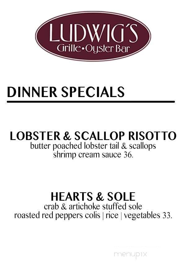 Ludwigs Inn & Oyster Bar - Glenmoore, PA menu_pic
