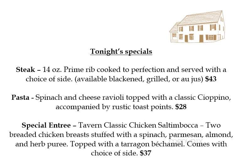 Tavern - Abingdon, VA menu_pic