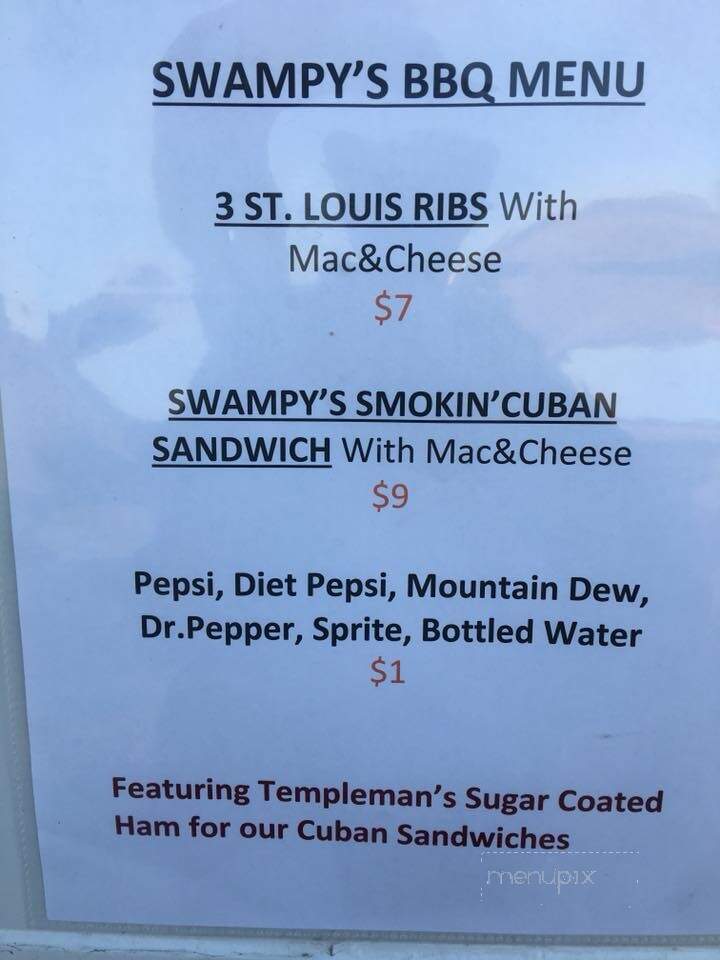 SWAMPY's BBQ Sauce and Catering - Pasco, WA menu_pic