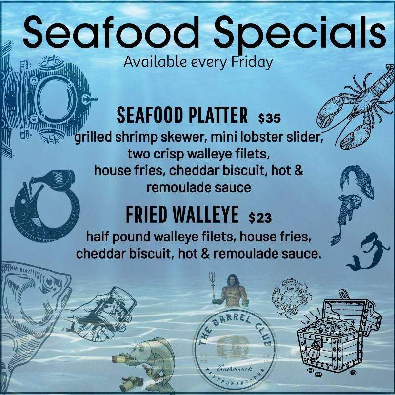 The Barrel Club - Oak Lawn, IL menu_pic