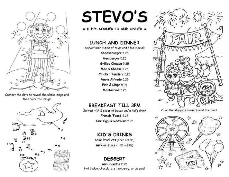 Stevo's Bar & Grill Banquet Facility - Imlay City, MI menu_pic