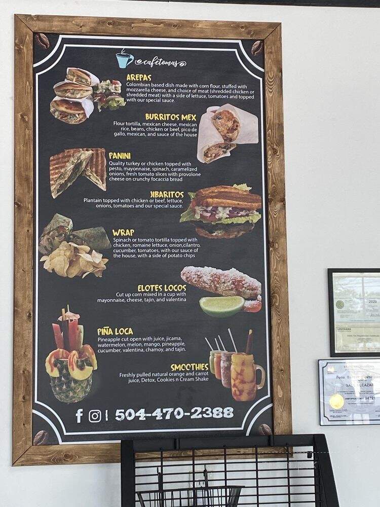 Cafetomas Kenner - Kenner, LA menu_pic