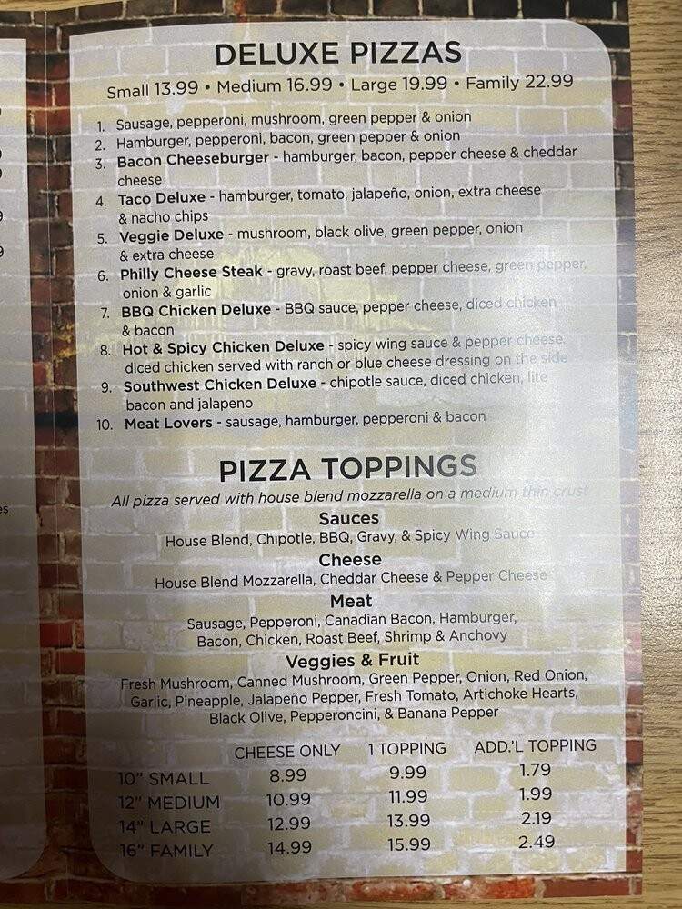 Brickhouse Pizza Company - Bridgeton, MO menu_pic