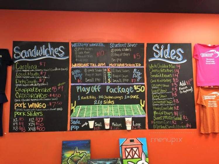 Crossroads Barbeque - Grand Ledge, MI menu_pic