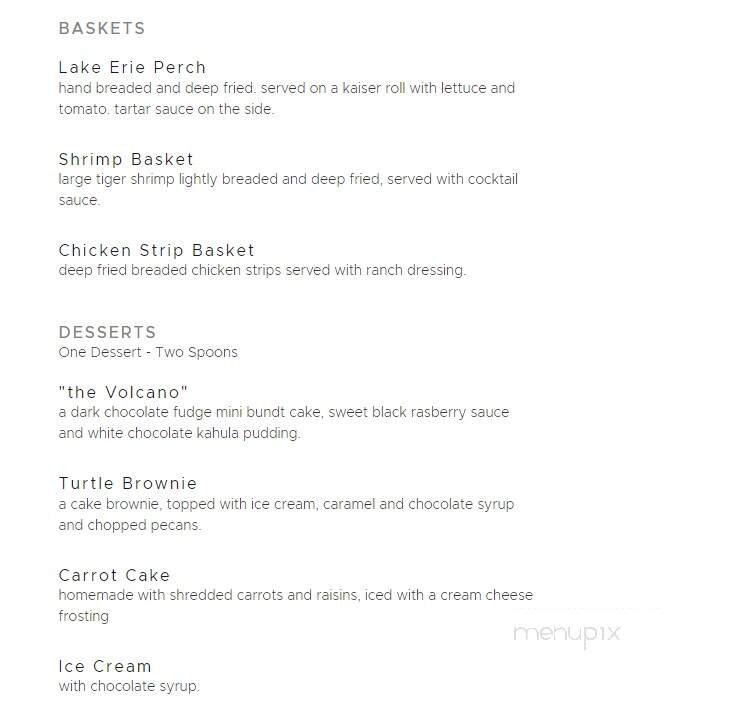 Rib Cage Restaurant & Lounge - Maumee, OH menu_pic