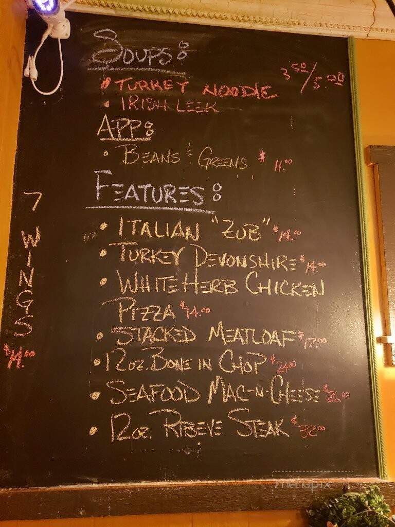 Zottola's - Tarentum, PA menu_pic