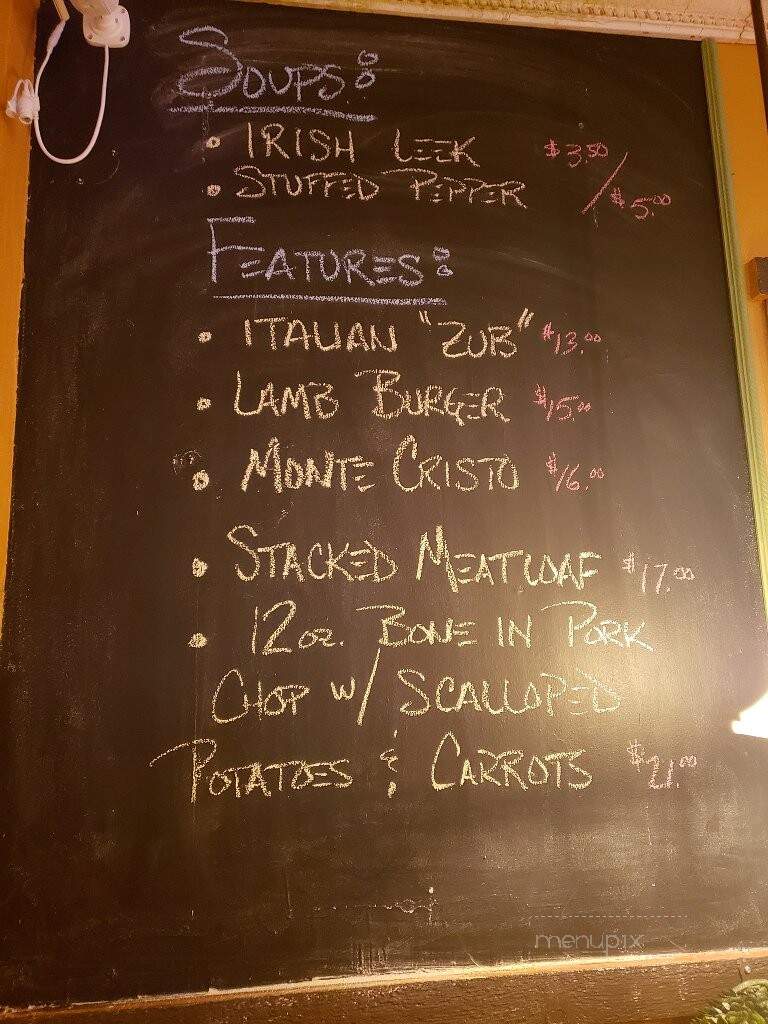 Zottola's - Tarentum, PA menu_pic