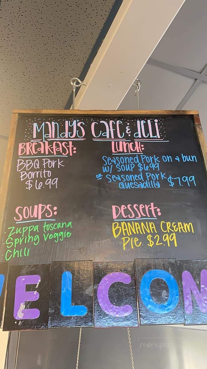 Mandy's Cafe & Deli - Tomah, WI menu_pic