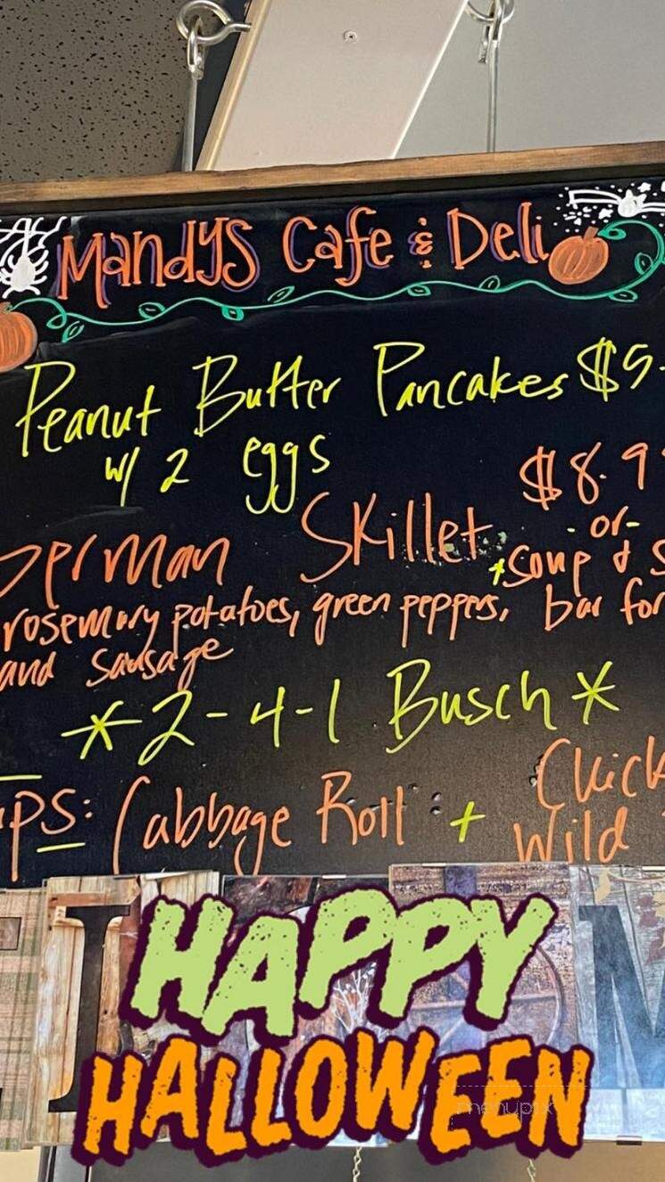 Mandy's Cafe & Deli - Tomah, WI menu_pic