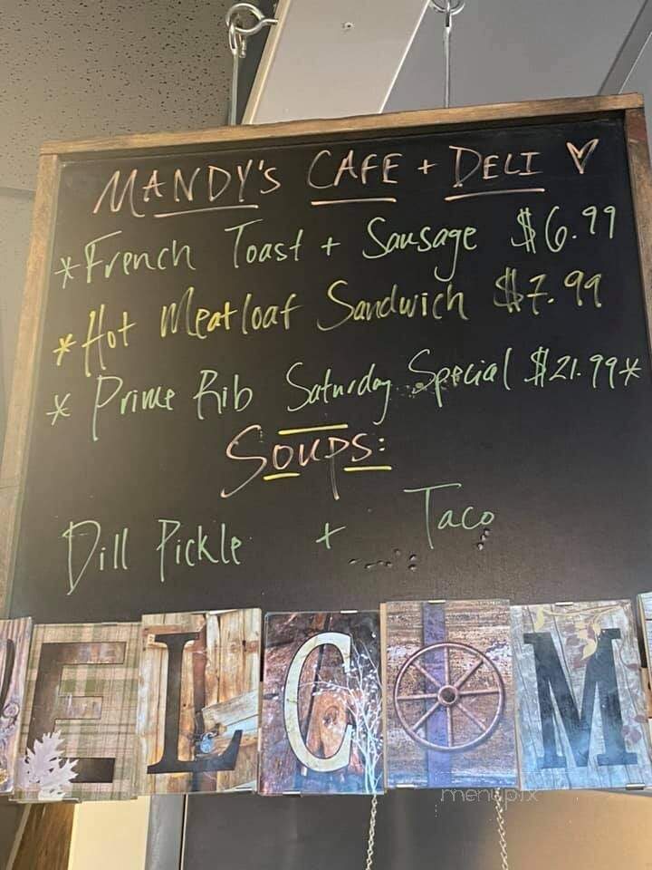 Mandy's Cafe & Deli - Tomah, WI menu_pic