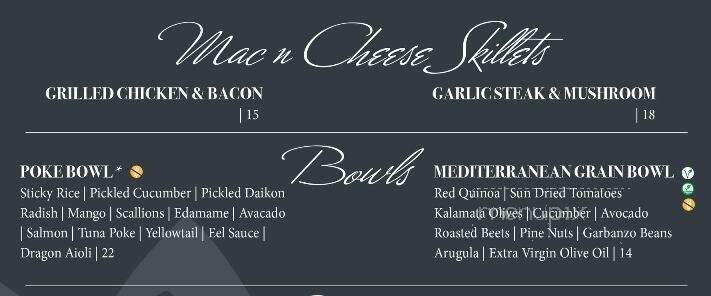 Ruhe152 - Nappanee, IN menu_pic