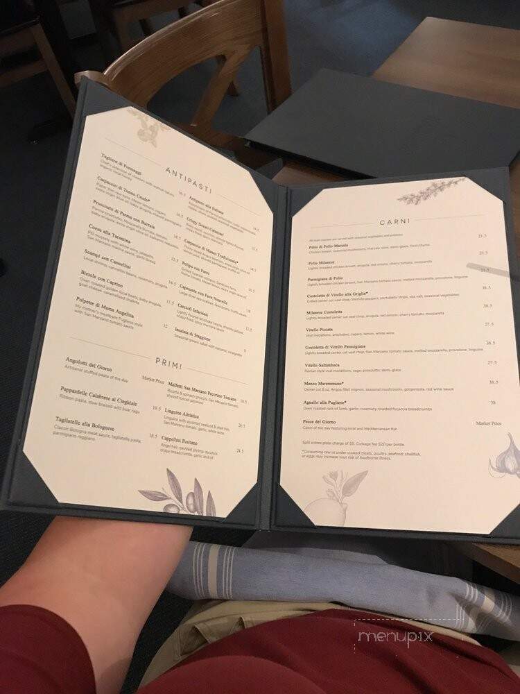 Nunzio Restaurant + Bar - Hilton Head Island, SC menu_pic