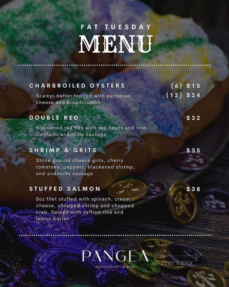 Pangea Restaurant & Bar - Garland, TX menu_pic