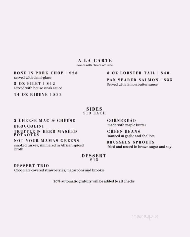 Pangea Restaurant & Bar - Garland, TX menu_pic