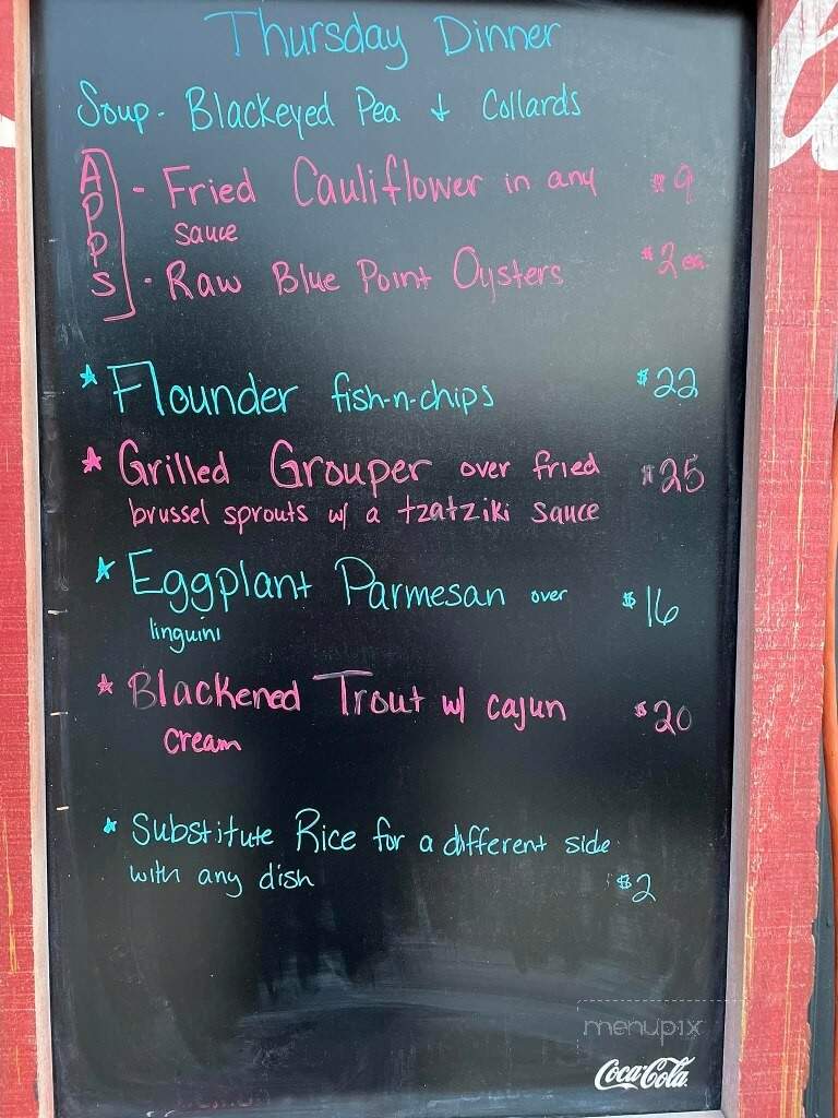 Chevelle's 66 - Murphy, NC menu_pic