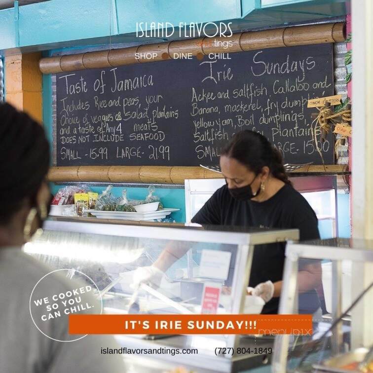 Island Flavors & 'tings - Gulfport, FL menu_pic