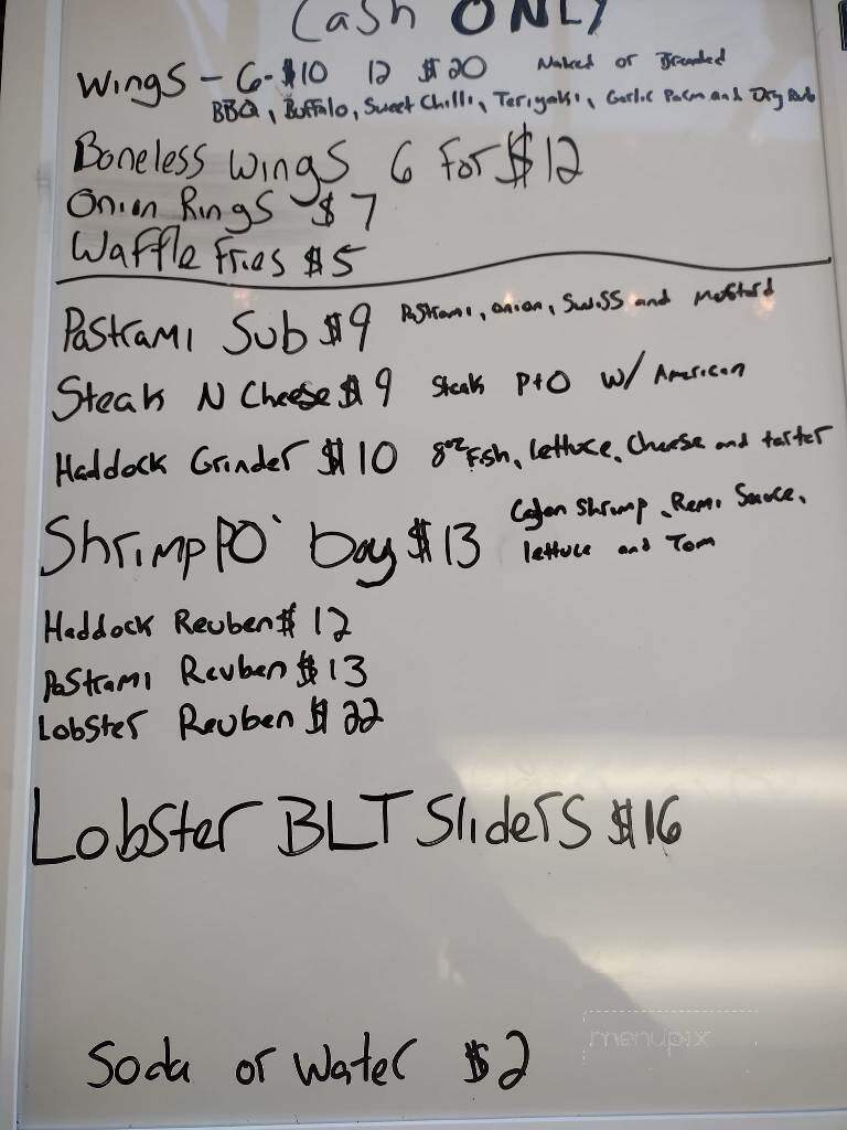 Clam Box - Brookfield, MA menu_pic
