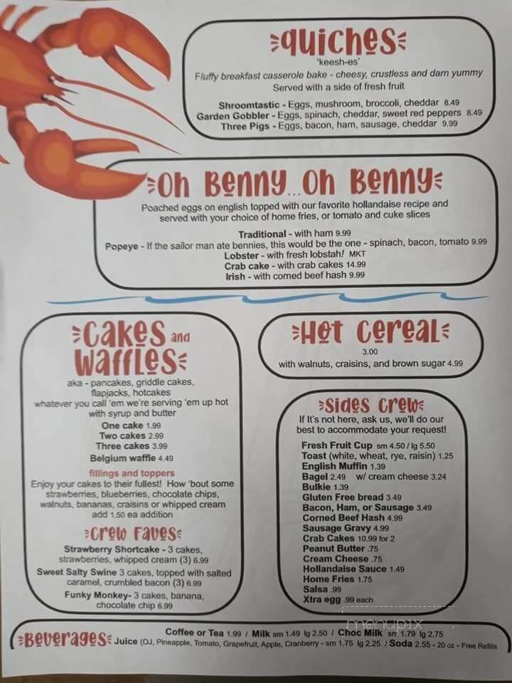 Clam Box - Brookfield, MA menu_pic