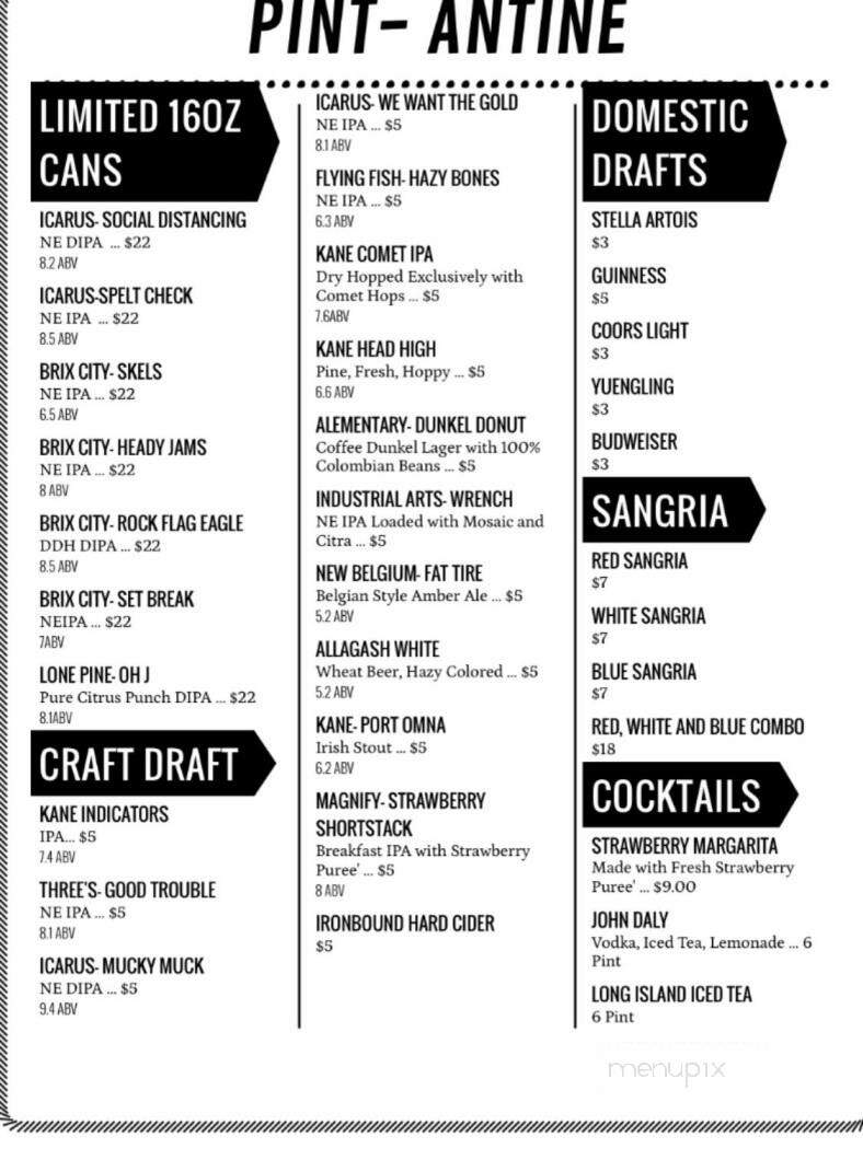 Grant Street Cafe - Dumont, NJ menu_pic