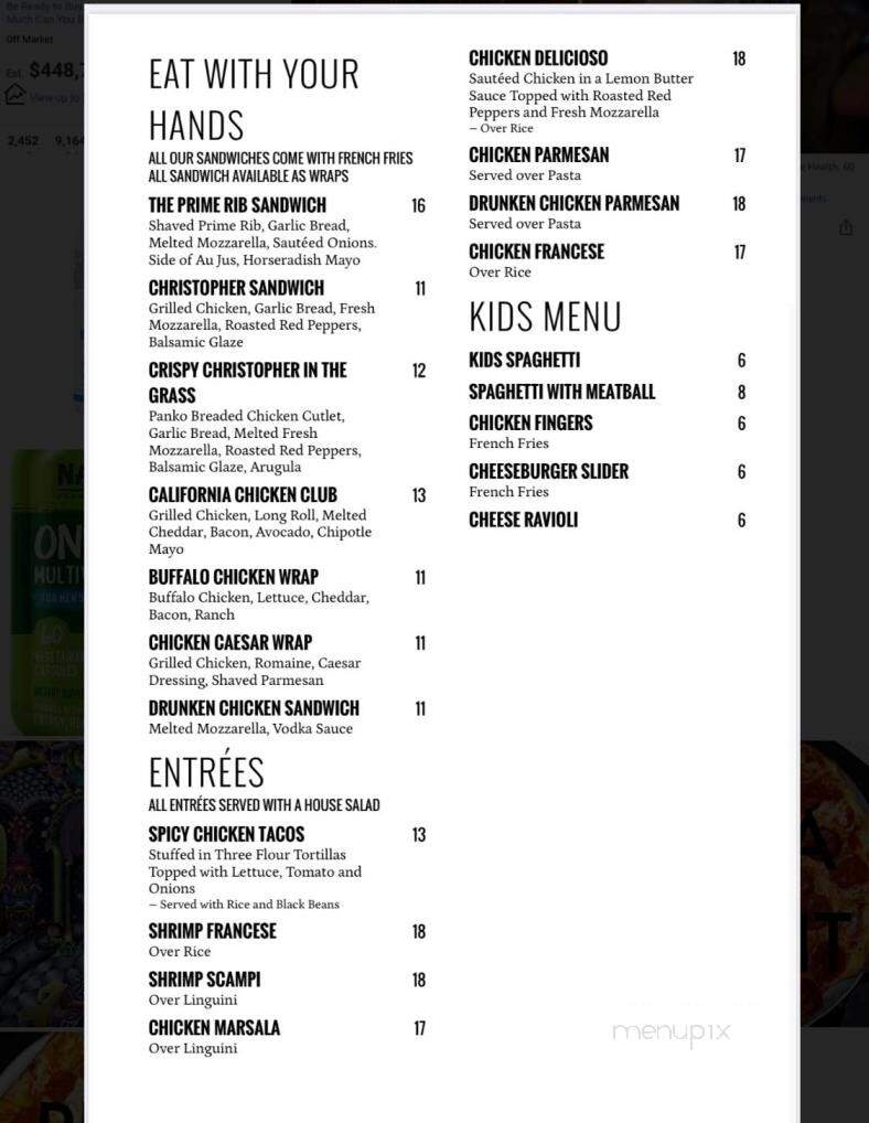 Grant Street Cafe - Dumont, NJ menu_pic