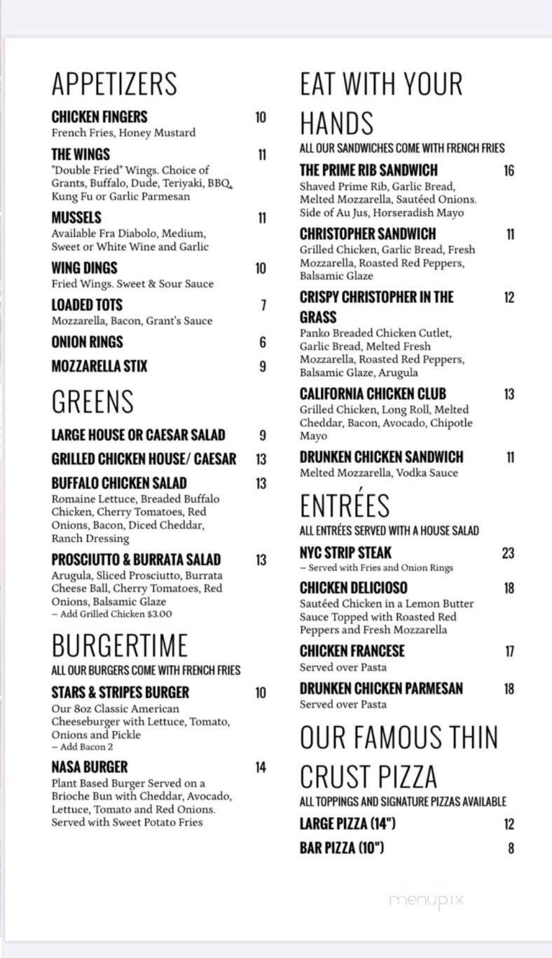 Grant Street Cafe - Dumont, NJ menu_pic