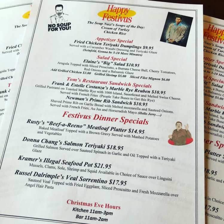 Grant Street Cafe - Dumont, NJ menu_pic