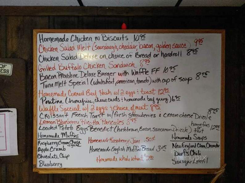 Durf's Family Restaurant - Fairport, NY menu_pic