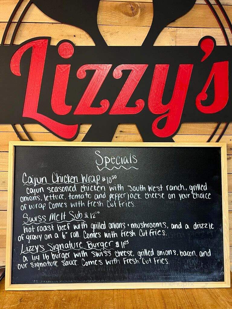 Lizzy's Ice Cream & Sandwich - Greencastle, PA menu_pic