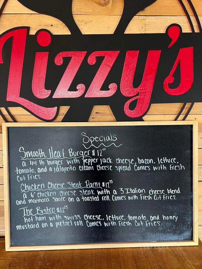 Lizzy's Ice Cream & Sandwich - Greencastle, PA menu_pic