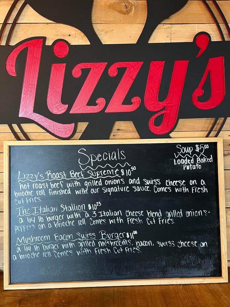 Lizzy's Ice Cream & Sandwich - Greencastle, PA menu_pic