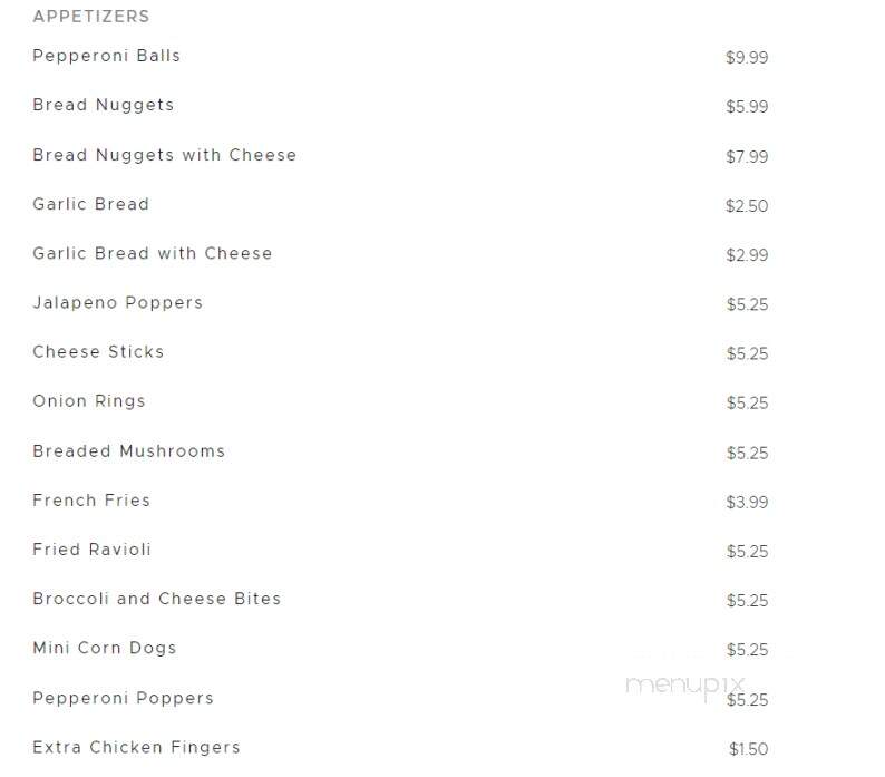 Pizzas By Marchelloni - New Castle, PA menu_pic
