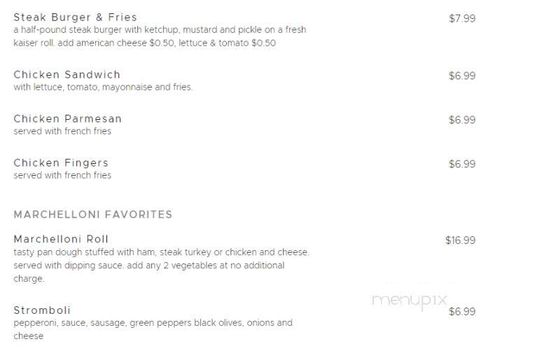 Pizzas By Marchelloni - New Castle, PA menu_pic