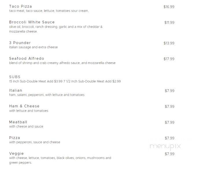 Pizzas By Marchelloni - New Castle, PA menu_pic