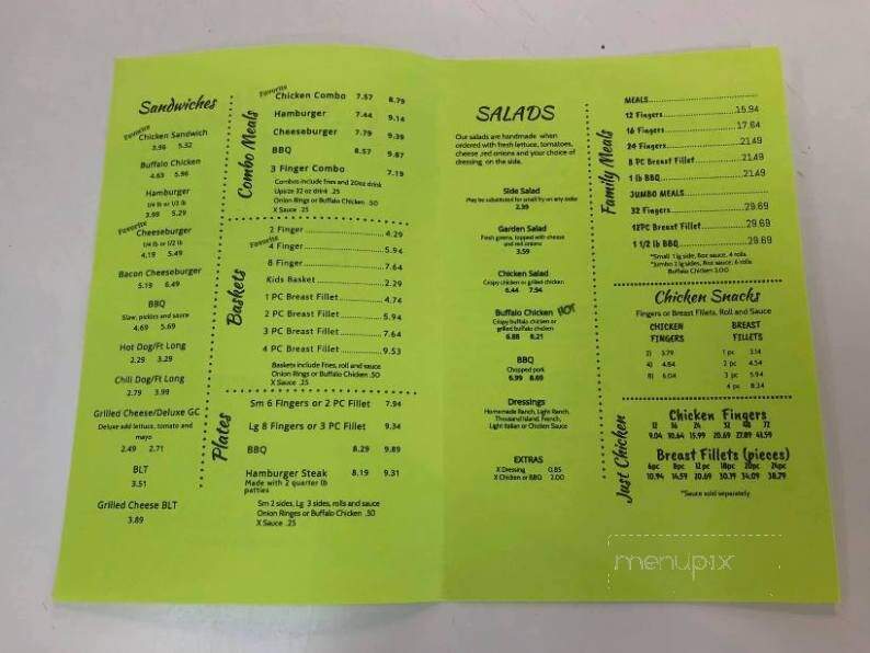 Midas Burger - Arab, AL menu_pic