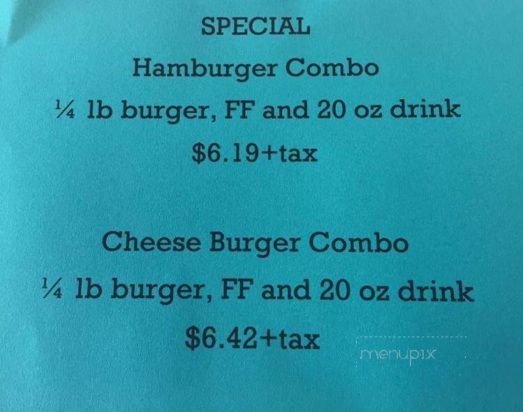 Midas Burger - Arab, AL menu_pic