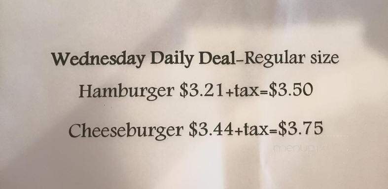 Midas Burger - Arab, AL menu_pic
