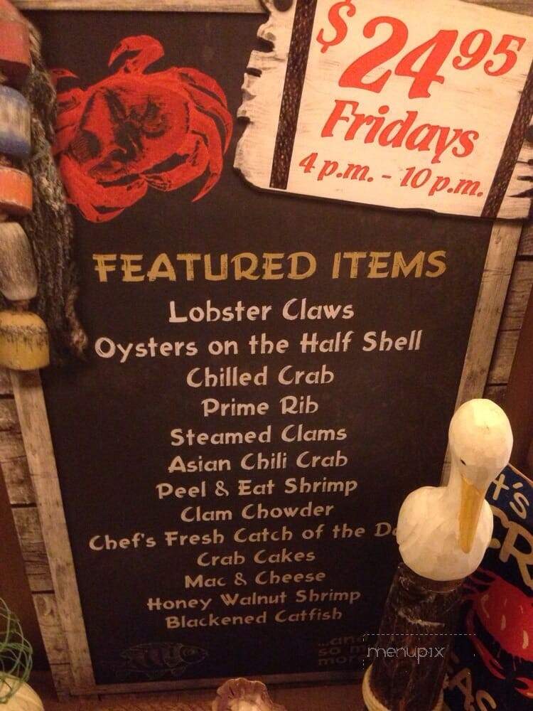 Jackson Rancheria Buffet - Jackson, CA menu_pic