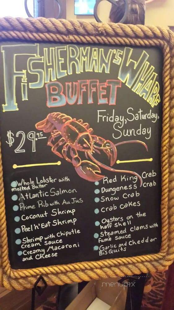 Jackson Rancheria Buffet - Jackson, CA menu_pic