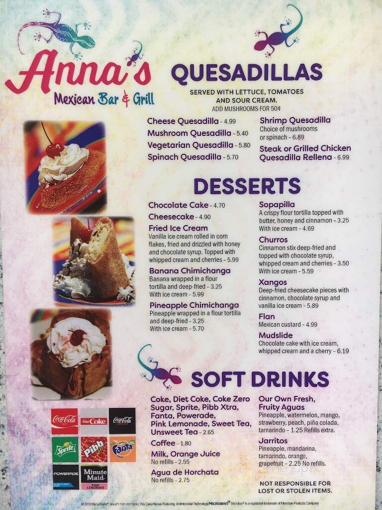Anna's Mexican Bar & Grill - Euharlee, GA