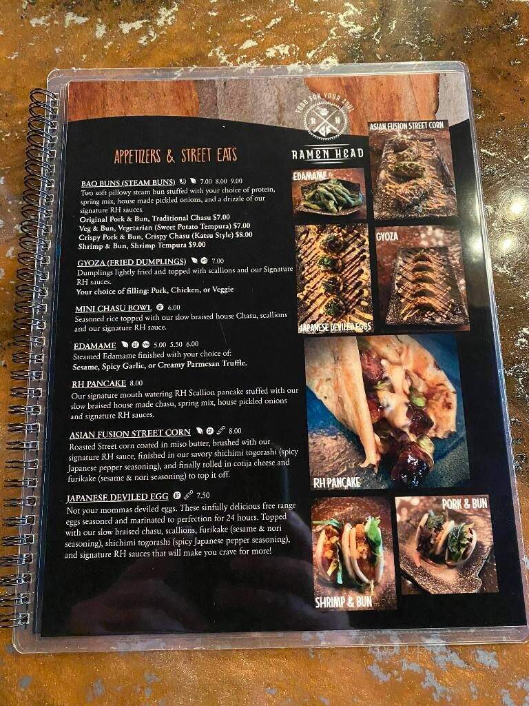 Ramen Head - Rockwall, TX menu_pic