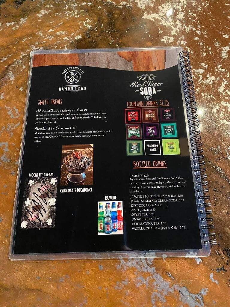 Ramen Head - Rockwall, TX menu_pic